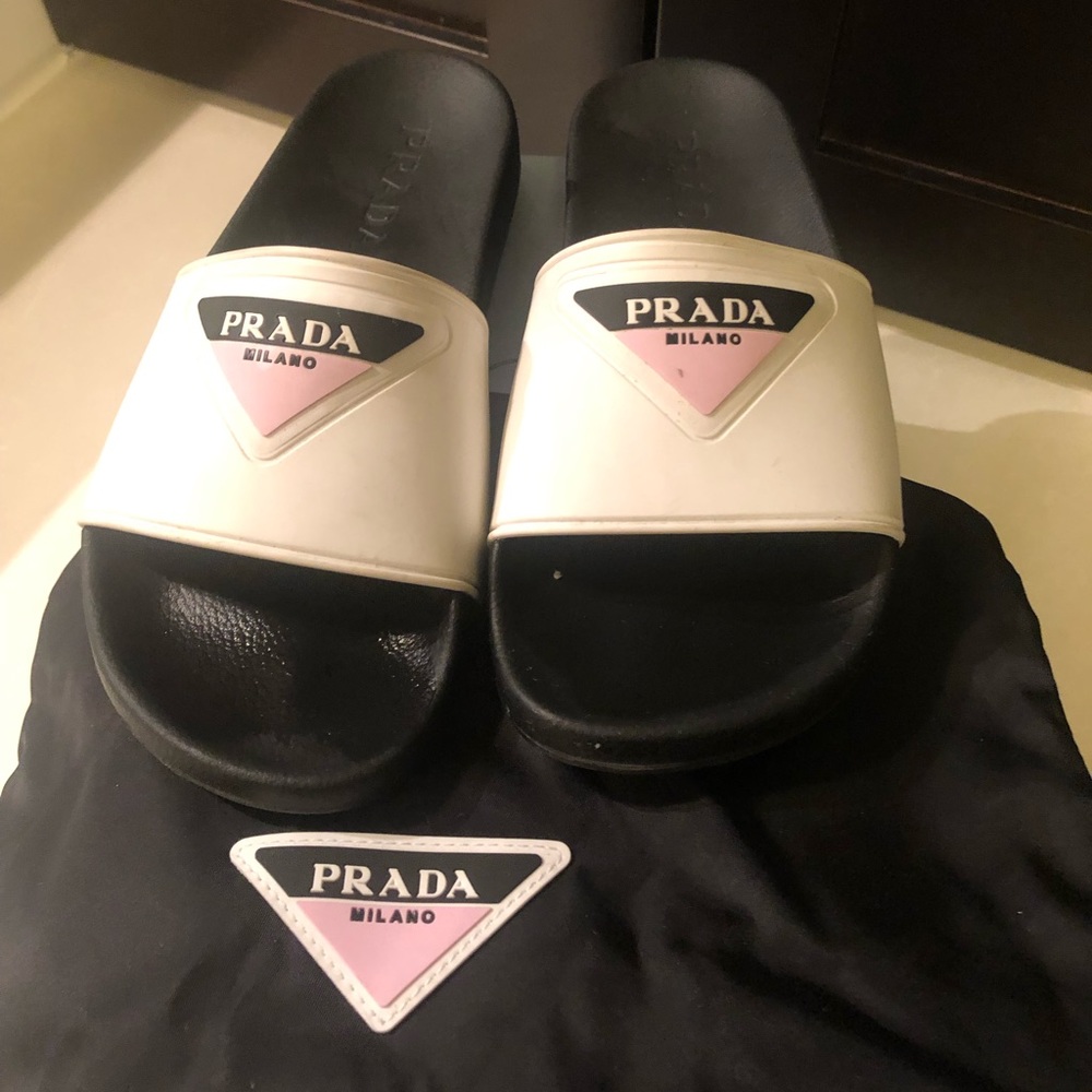 Prada pool slides